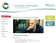 Tablet Screenshot of counsellingconversations.com